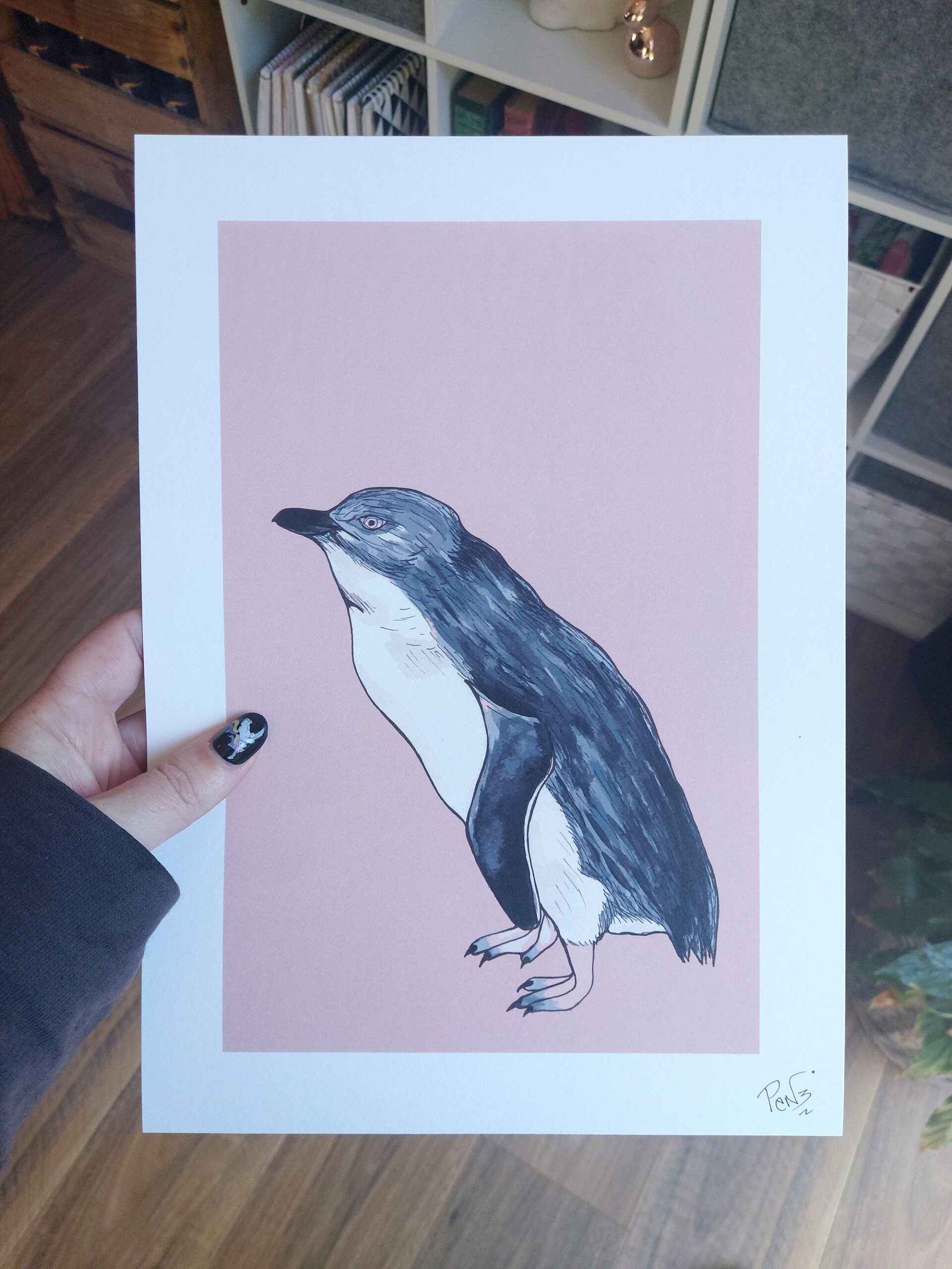 Little Blue Penguin Art Print
