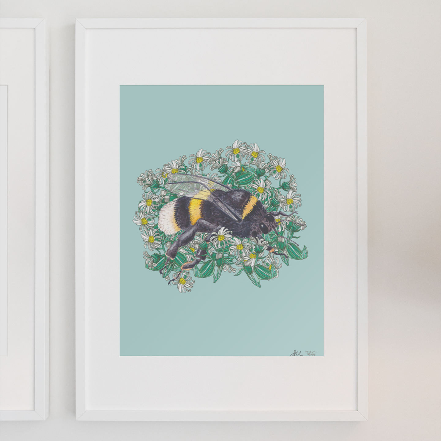 BumbleBee + Hectors Daisy, BumbleBee + Hector's Daisy, Penny+Lesh Collab, art prints